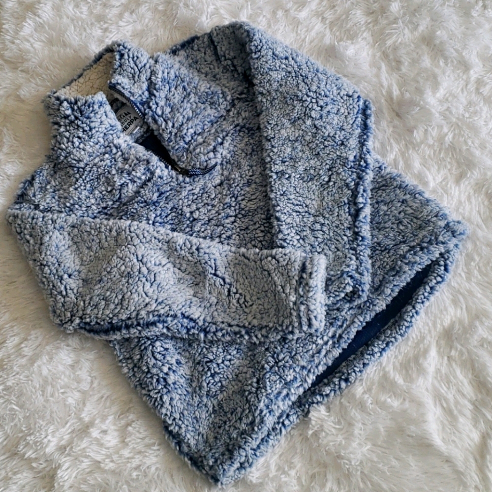 💕2 for $6 Sherpa 1/4 zip pullover